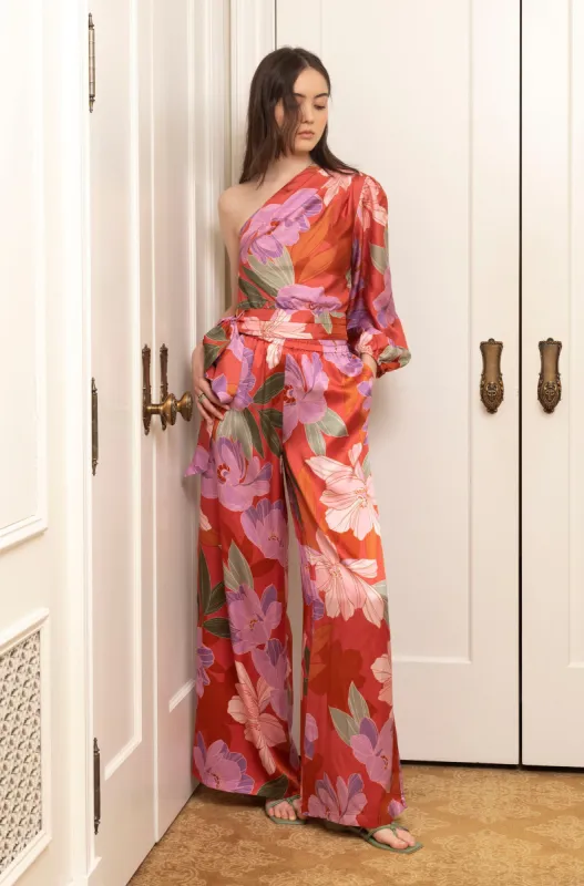 Jade Pant - Hibiscus sold by Christy Lynn