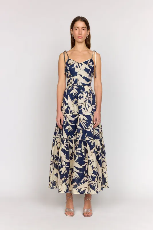 Saphina Dress - Midnight Rosette sold by Christy Lynn