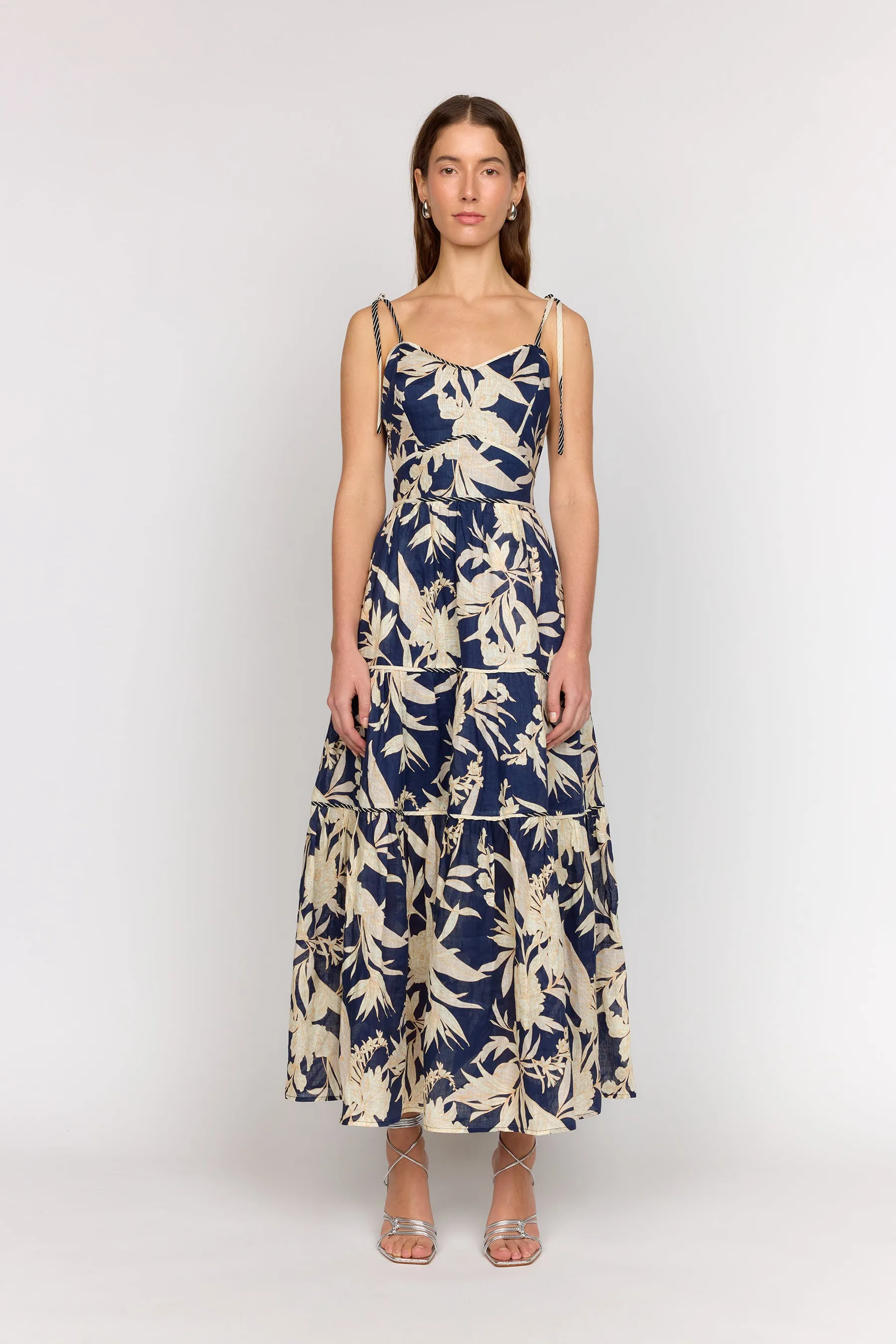 Saphina Dress - Midnight Rosette sold by Christy Lynn