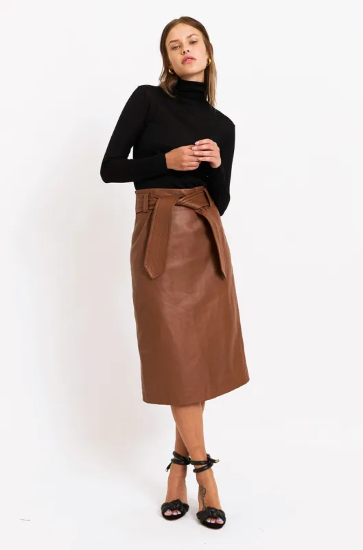 Paola Skirt - Camel sold by Christy Lynn