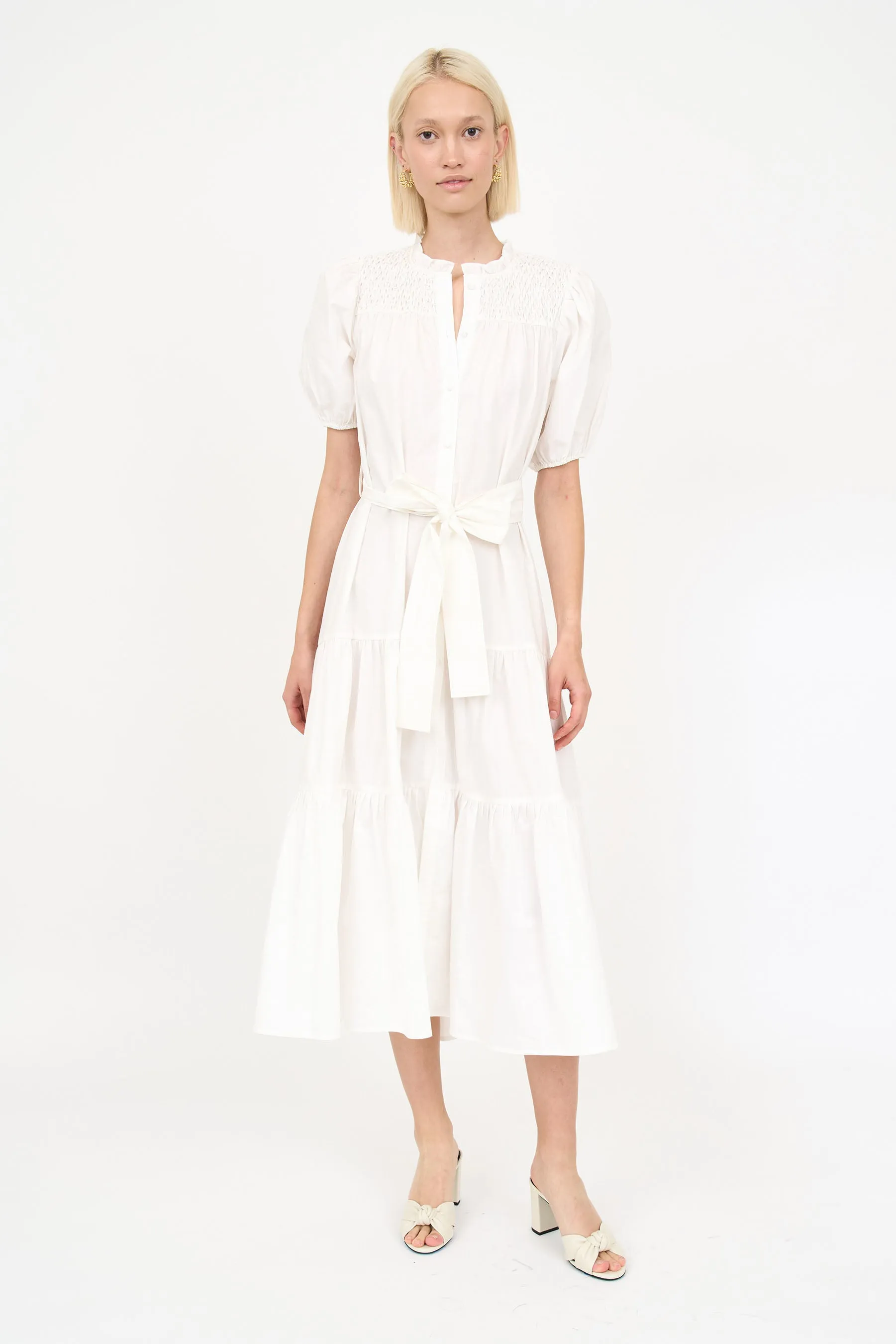 Eleanor Dress - White sold by Christy Lynn