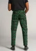 Tendai Men's African Print Trousers (Moss Black Geometric) - Clearance sold by D'iyanu