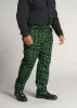 Tendai Men's African Print Trousers (Moss Black Geometric) - Clearance sold by D'iyanu