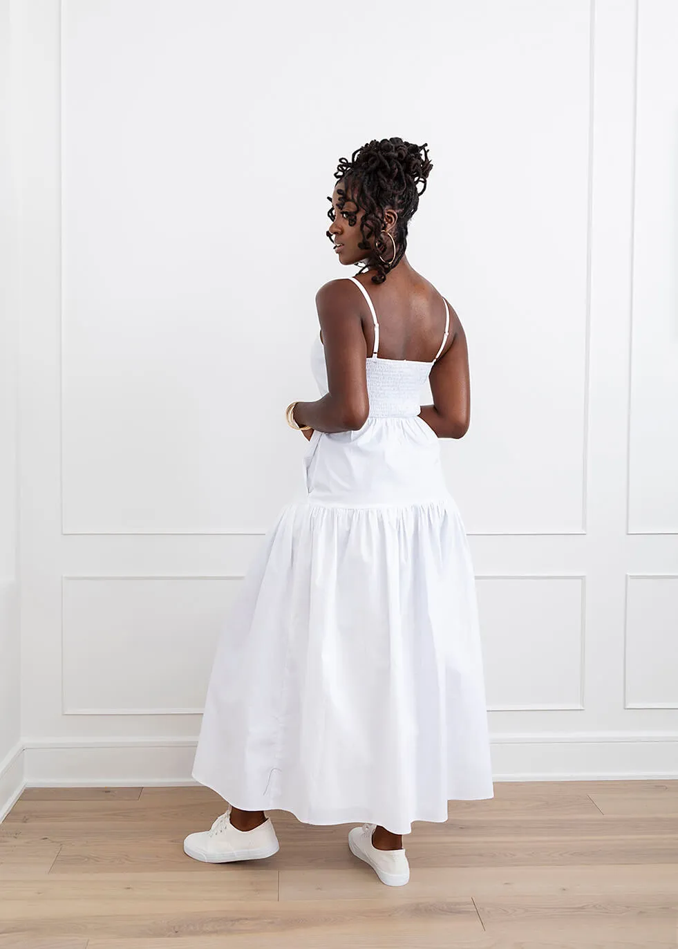 Kenyatta Women's African Print Maxi Dress (White) - Clearance sold by D'iyanu product image thumbnail 2