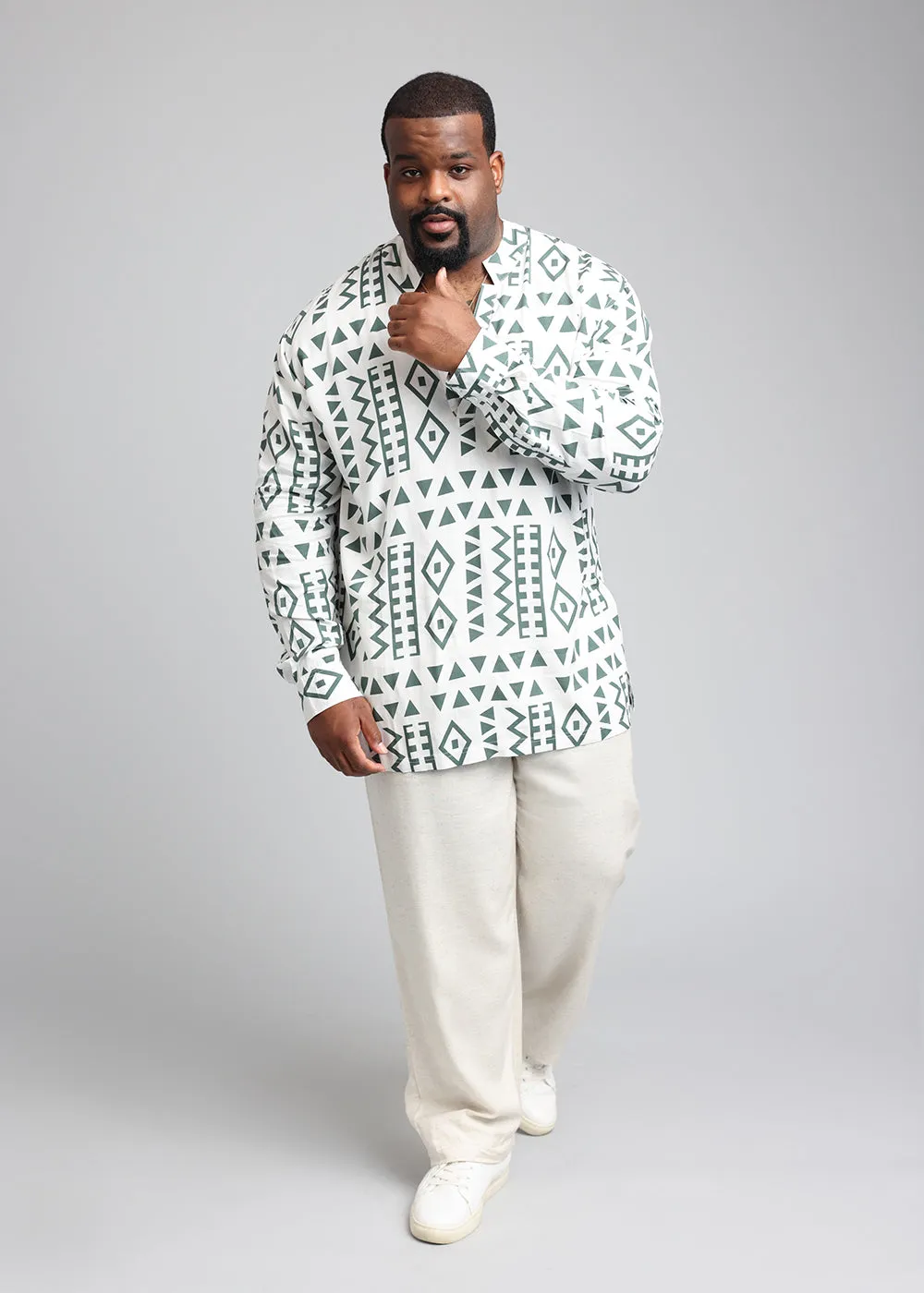 Asan Men's Linen Blend Pants (Sand) sold by D'iyanu product image thumbnail 3