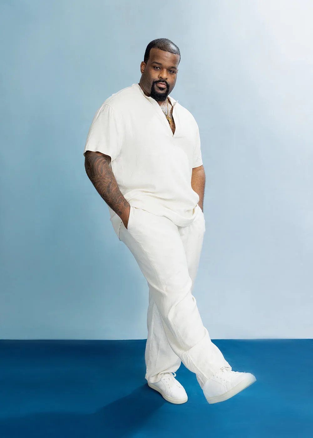 Asan Men's Linen Blend Pants (Sand) sold by D'iyanu product image thumbnail 2