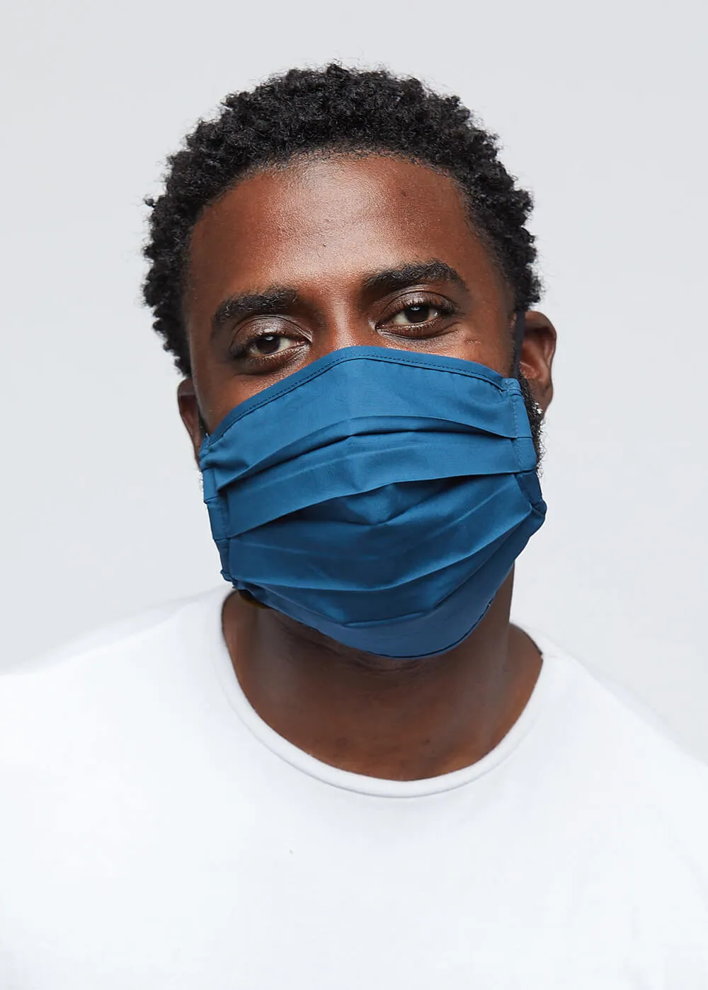 Uzo 2 Layer Reusable Face Mask (Deep Teal)-Clearance sold by D'iyanu