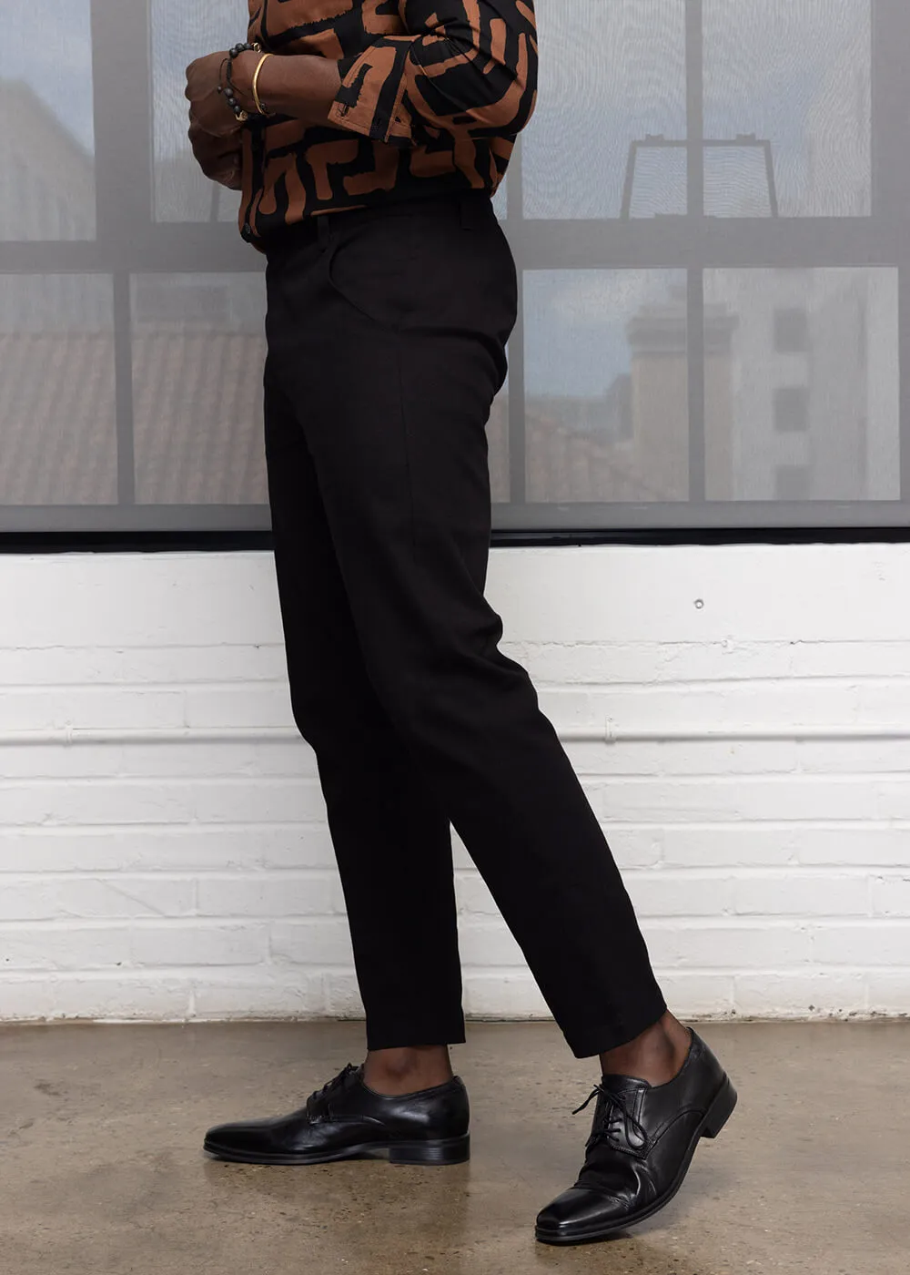 Tumaini Men's Pants (Black) sold by D'iyanu product image thumbnail 3