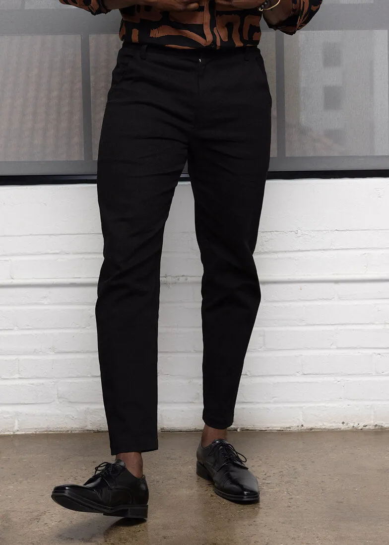 Tumaini Men's Pants (Black) sold by D'iyanu