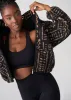 Sisi Women's African Print Teddy Fleece Jacket (Tan Tribal Lines) sold by D'iyanu