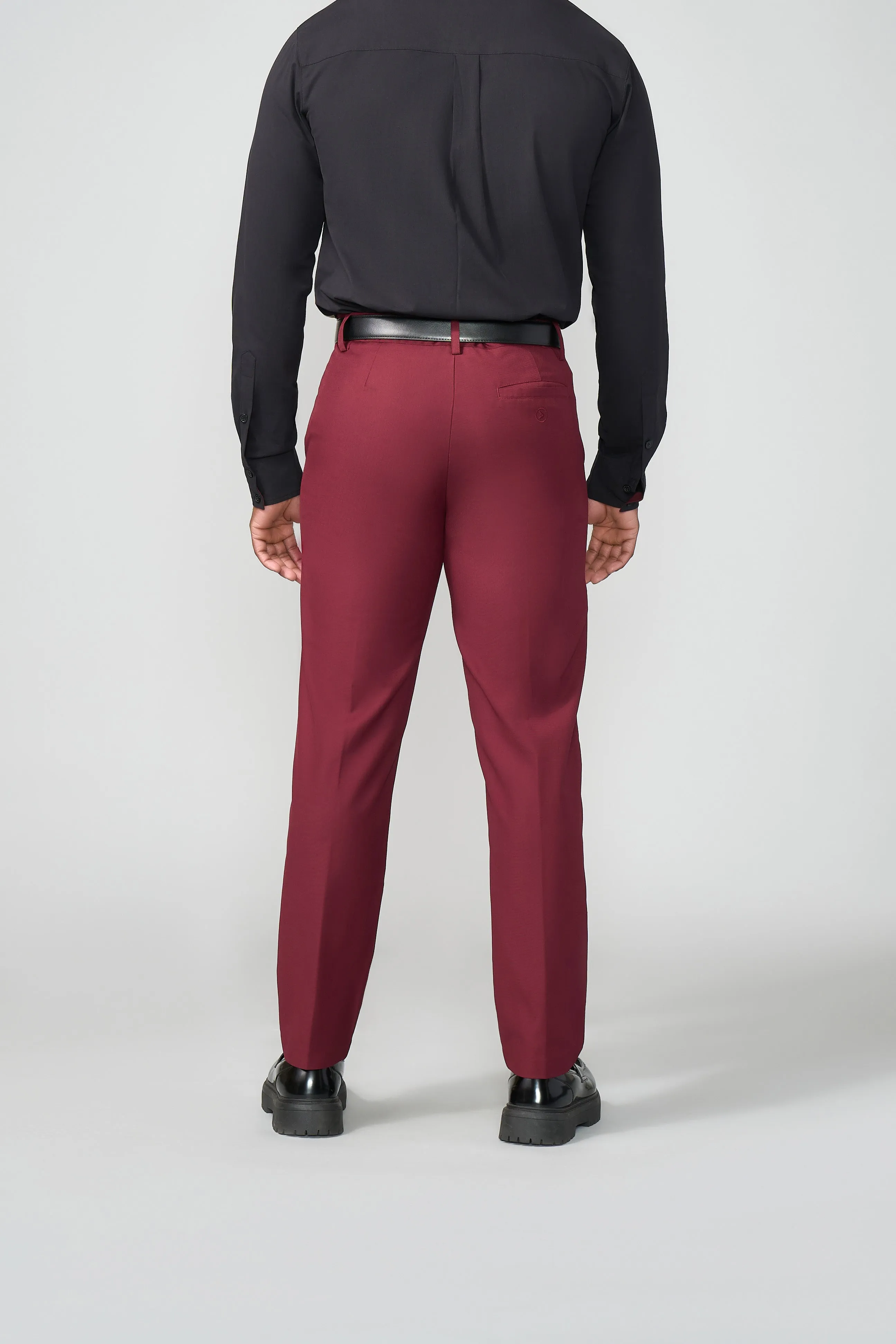Davu Men's Traditional Pants (Maroon) sold by D'iyanu product image thumbnail 5