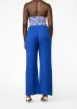 Nahema Women's Linen Blend Wide Leg Pants (Cobalt) sold by D'iyanu
