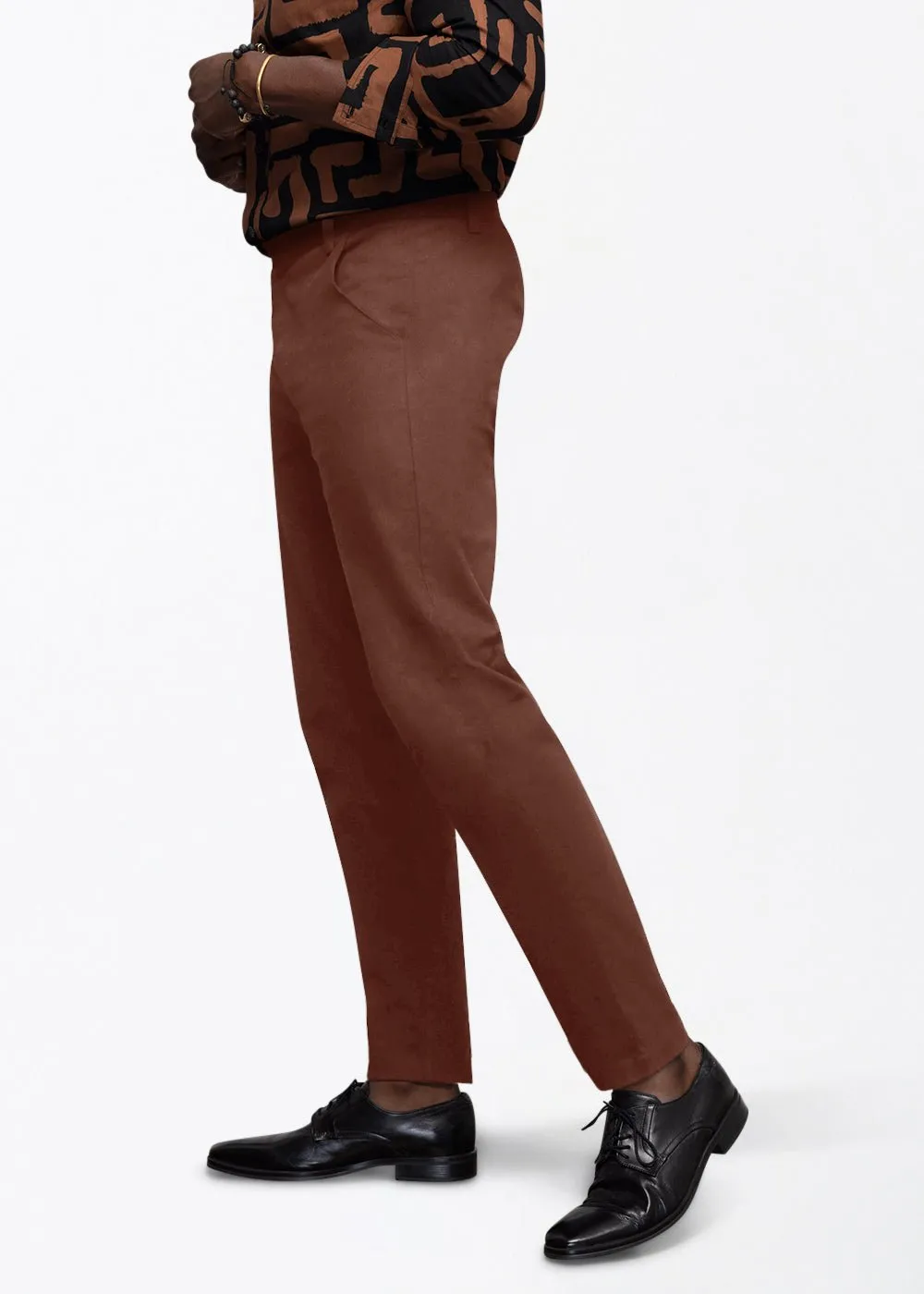 Tumaini Men's Pants (Brown) sold by D'iyanu product image thumbnail 3