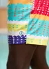 Safari Men's African Print Swim Trunks (Rainbow Punch Adire) - Clearance sold by D'iyanu