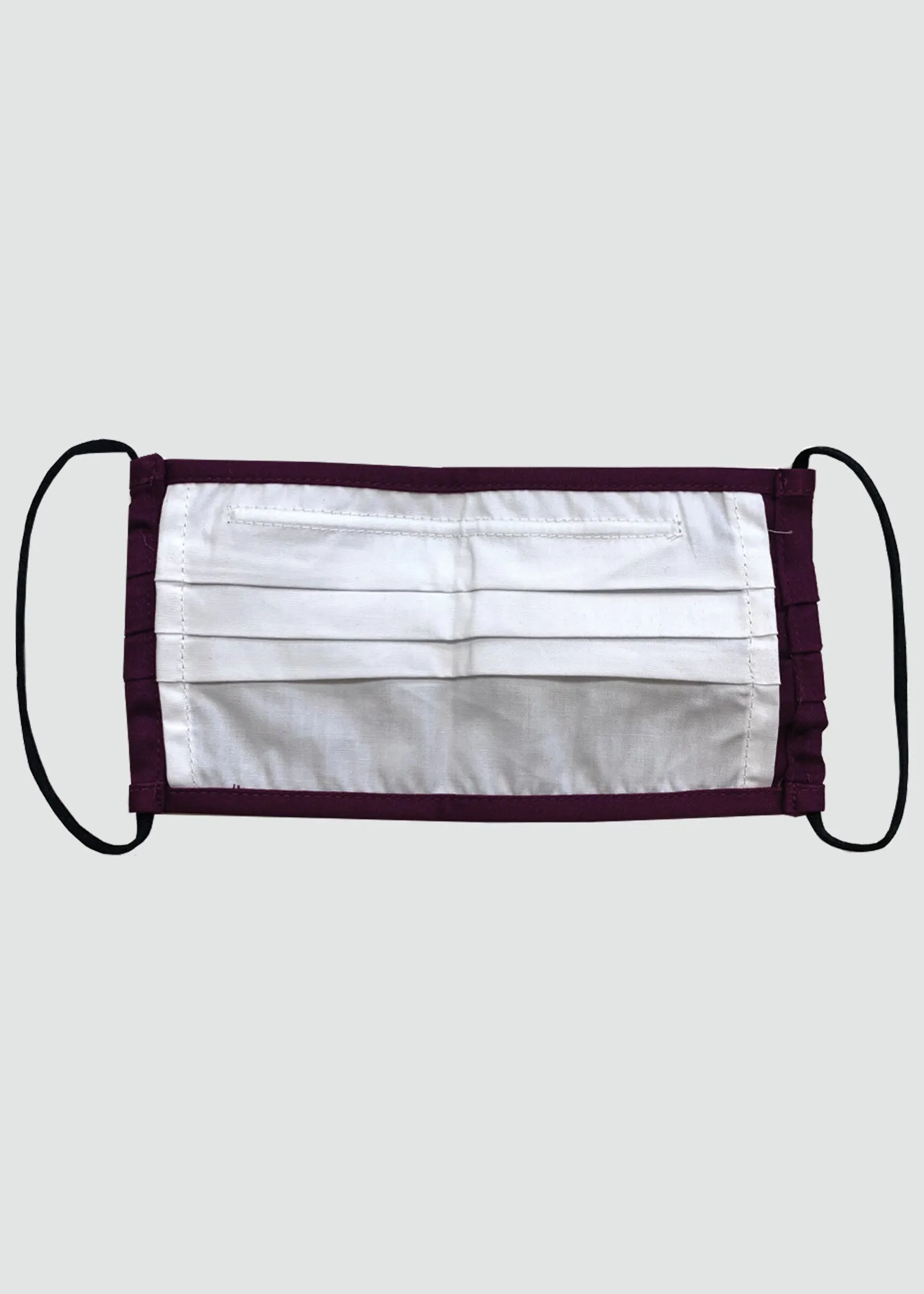 Uzo 2 Layer Reusable Face Mask (Plum)-Clearance sold by D'iyanu product image thumbnail 5