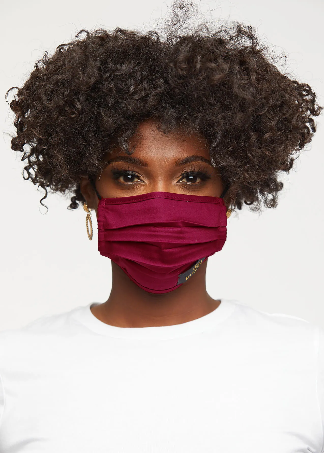 Uzo 2 Layer Reusable Face Mask (Maroon)-Clearance sold by D'iyanu product image thumbnail 2