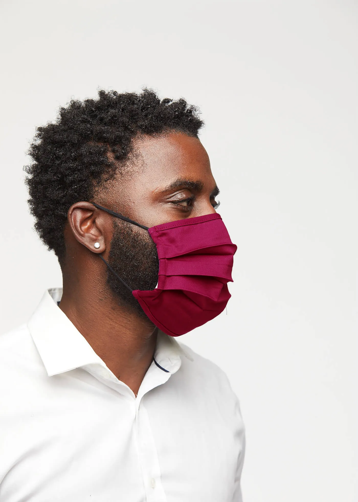 Uzo 2 Layer Reusable Face Mask (Maroon)-Clearance sold by D'iyanu