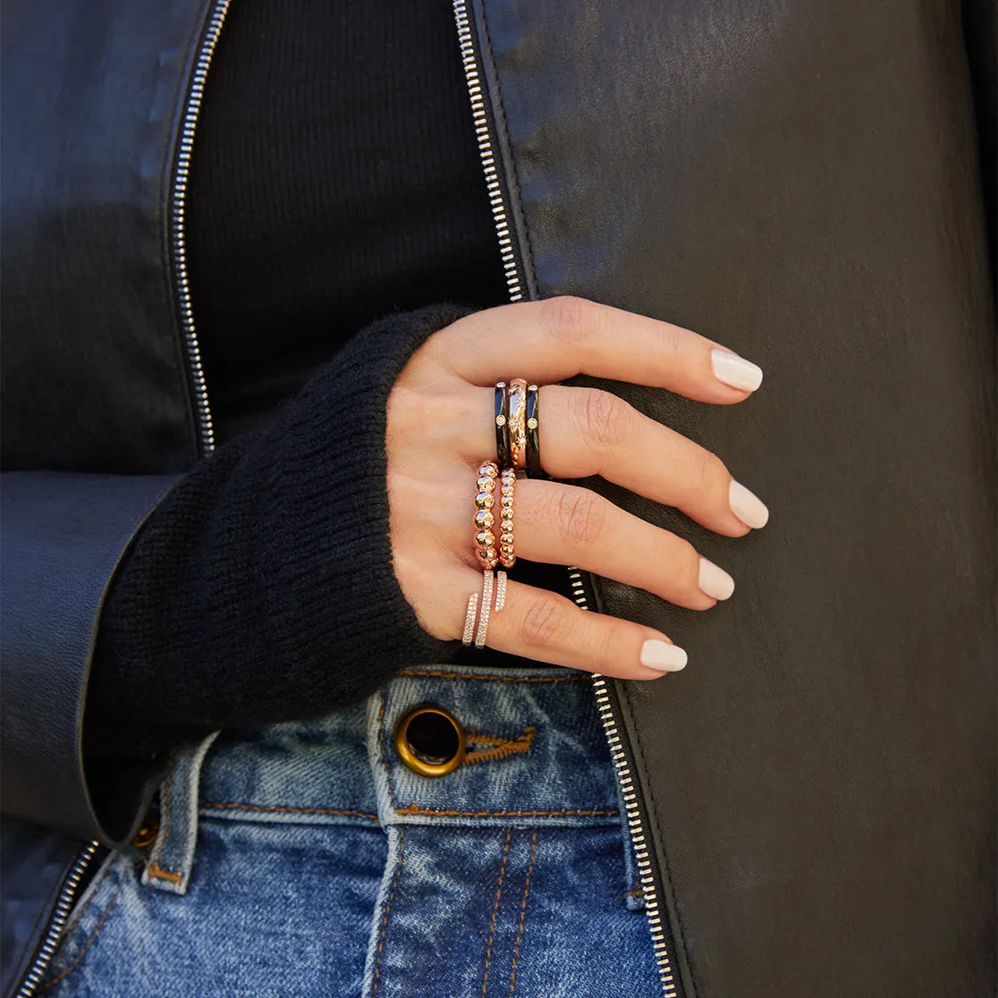 Black Cashmere Wrist Warmer sold by EF Collection product image thumbnail 2