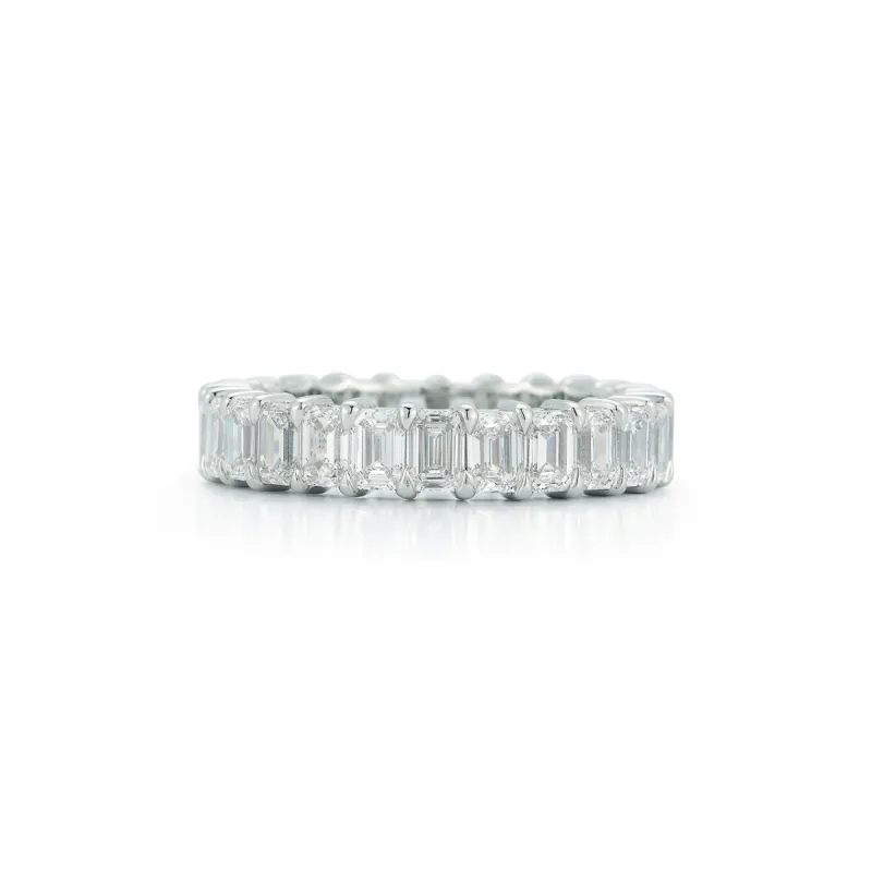 Emerald Cut Diamond Eternity Band sold by EF Collection