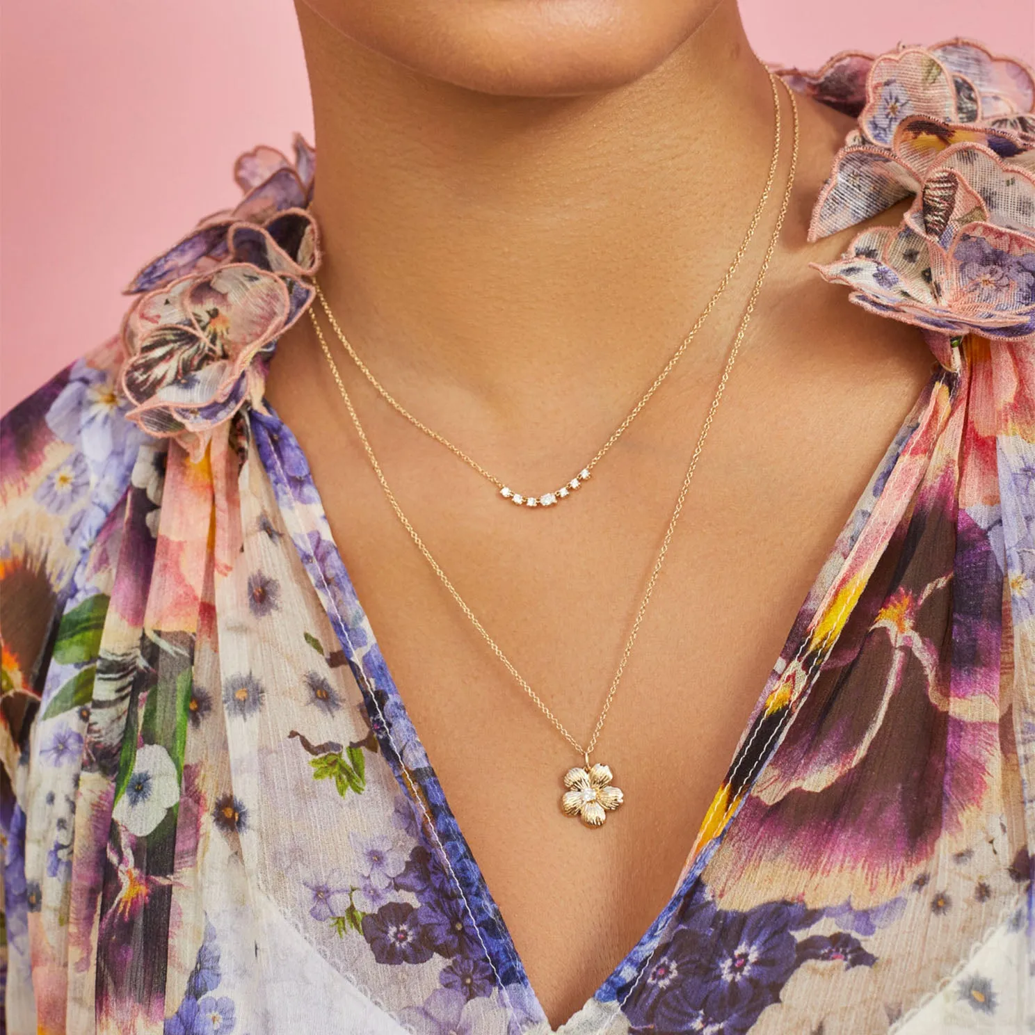 Cherry Blossom Necklace sold by EF Collection product image thumbnail 2