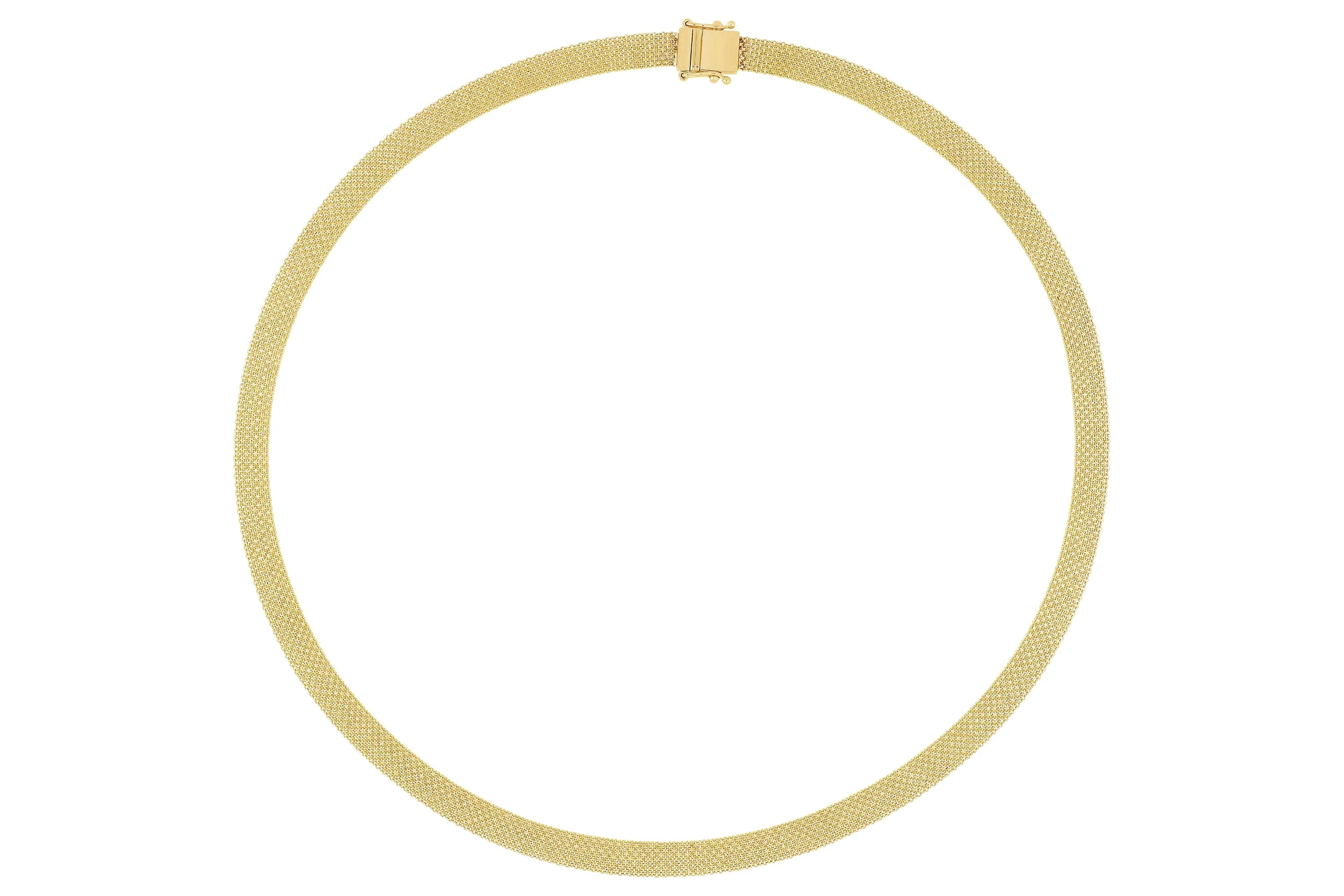 Gold Mesh Necklace sold by EF Collection product image thumbnail 3