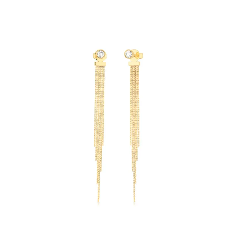 Diamond Bianca Drop Earrings sold by EF Collection