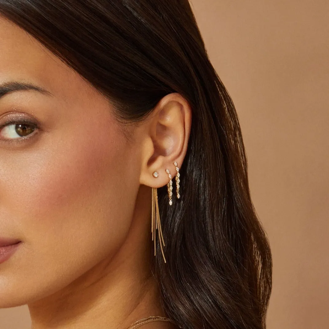 Diamond Bianca Drop Earrings sold by EF Collection product image thumbnail 2