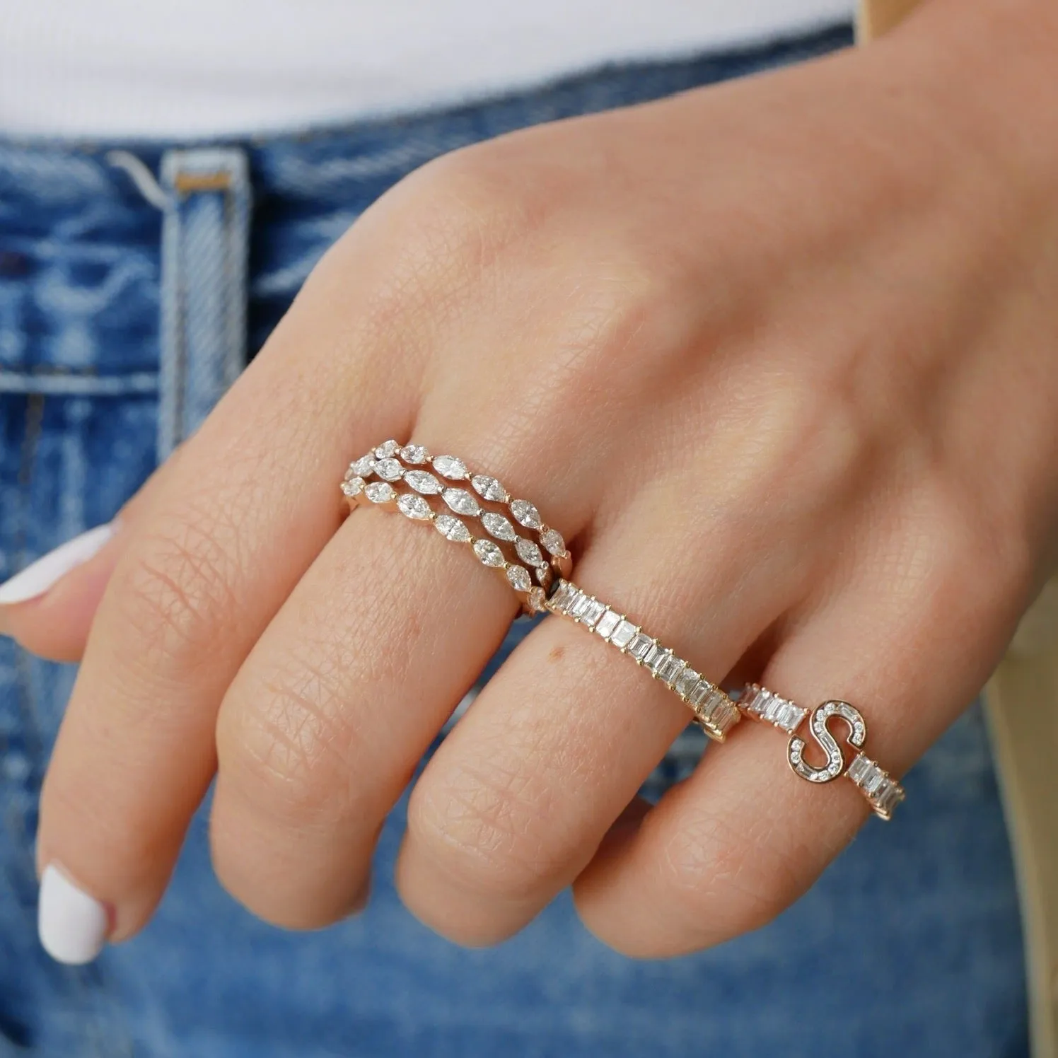 Marquise Diamond Ring sold by EF Collection product image thumbnail 2