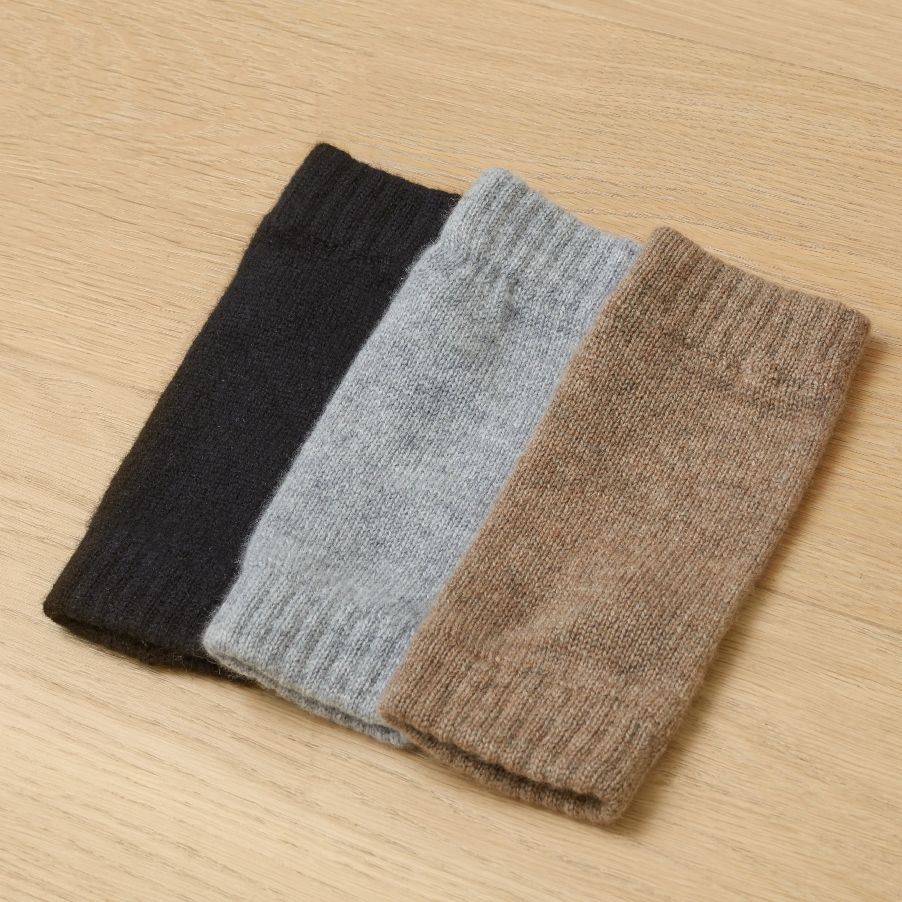Light Grey Cashmere Wrist Warmer sold by EF Collection product image thumbnail 3