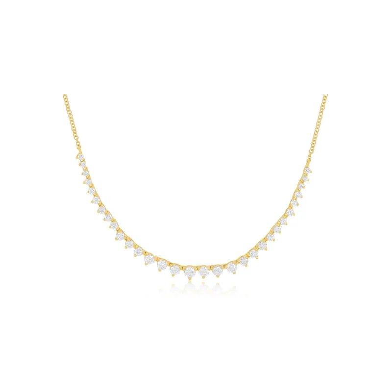 Graduated Diamond Necklace sold by EF Collection