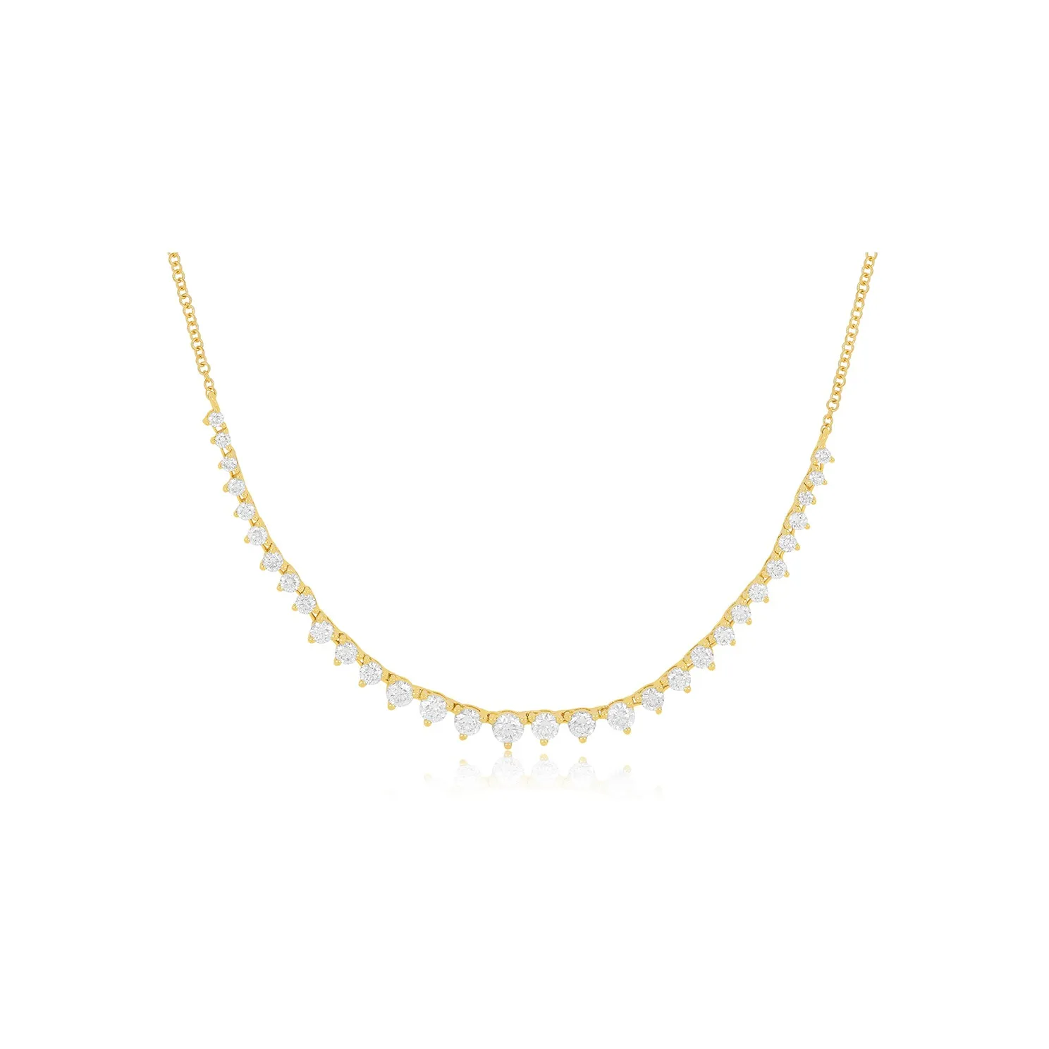 Graduated Diamond Necklace sold by EF Collection