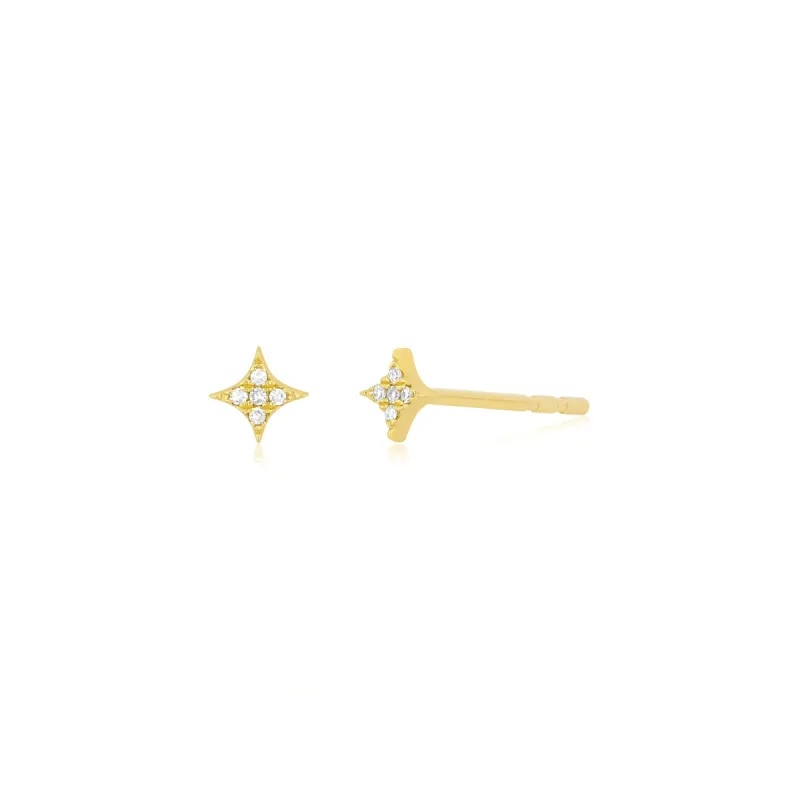 Diamond Sparkle Stud Earring sold by EF Collection