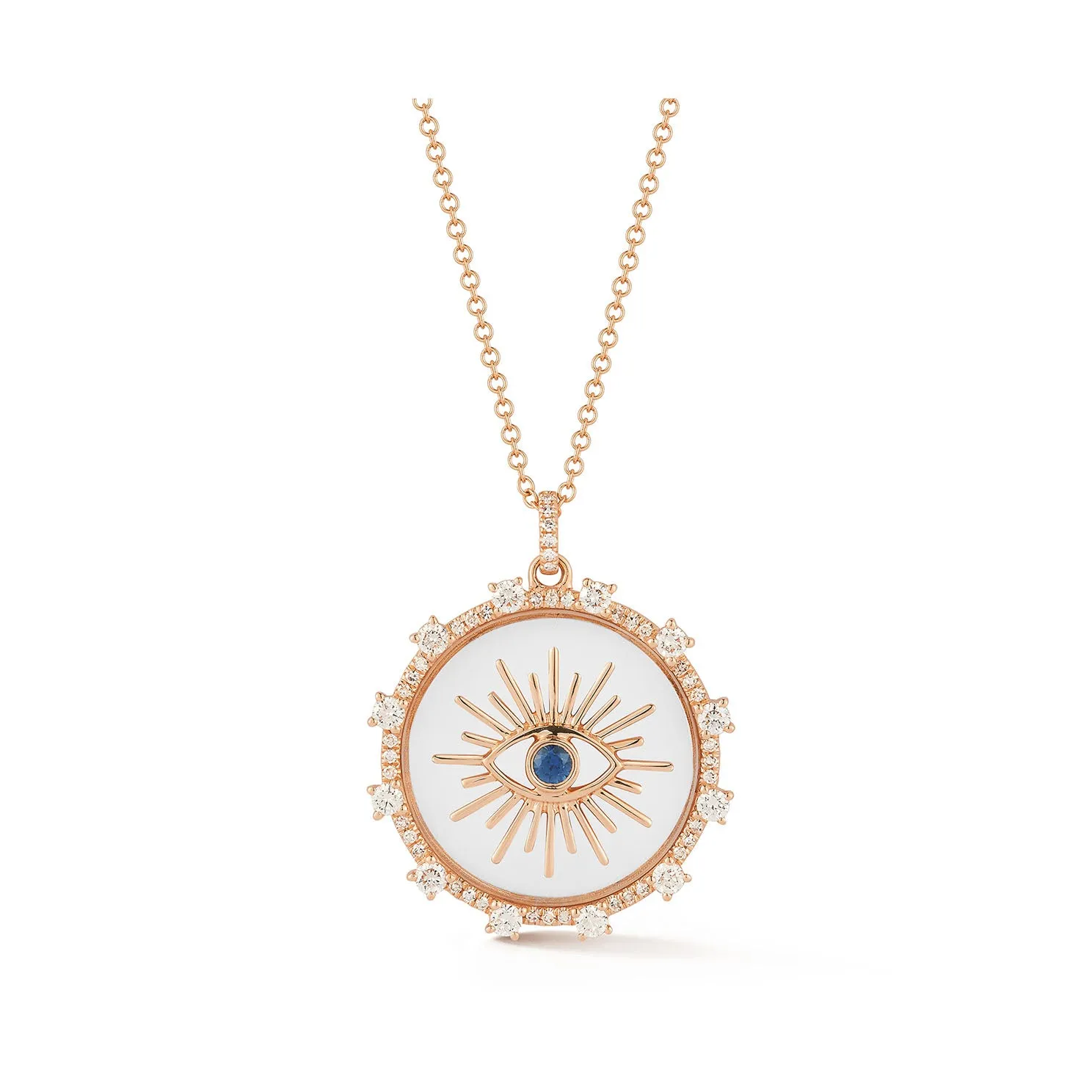 Floating Evil Eye Necklace sold by EF Collection product image thumbnail 4