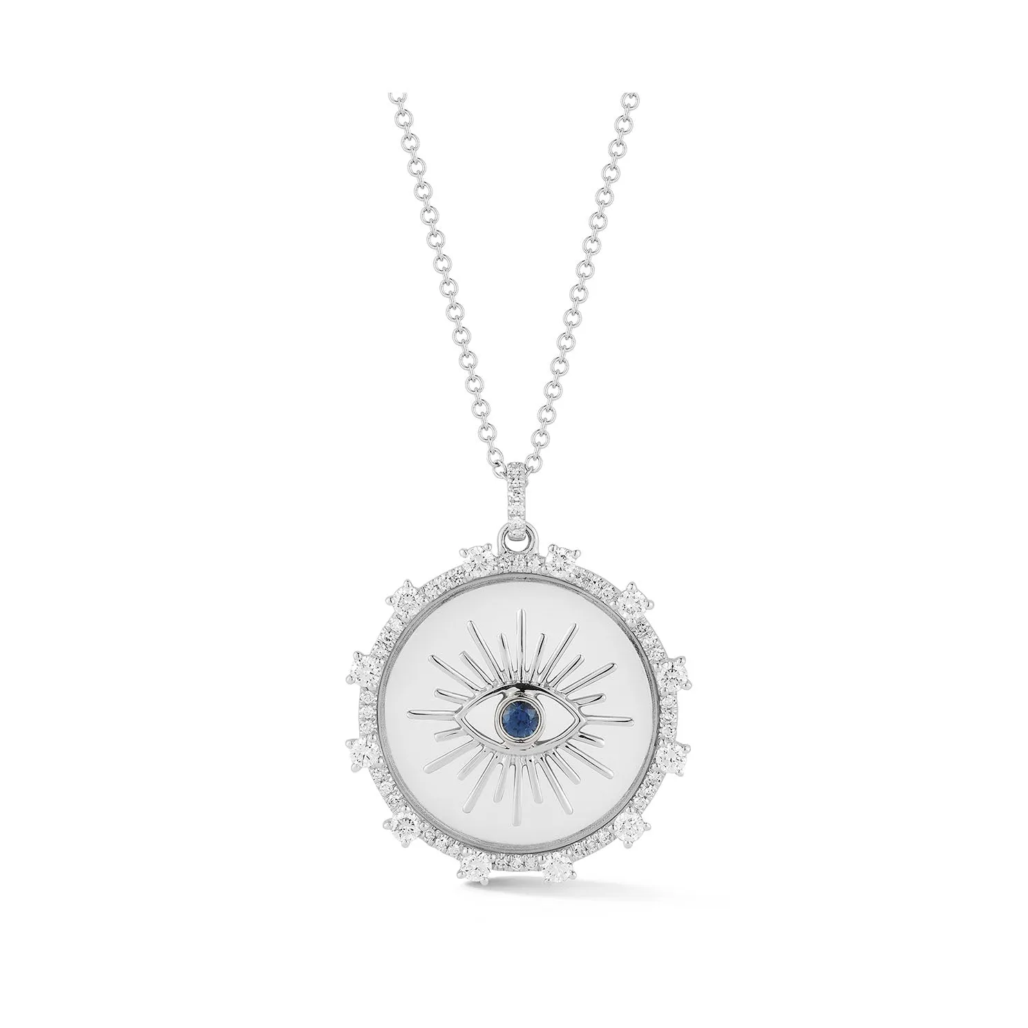 Floating Evil Eye Necklace sold by EF Collection product image thumbnail 5