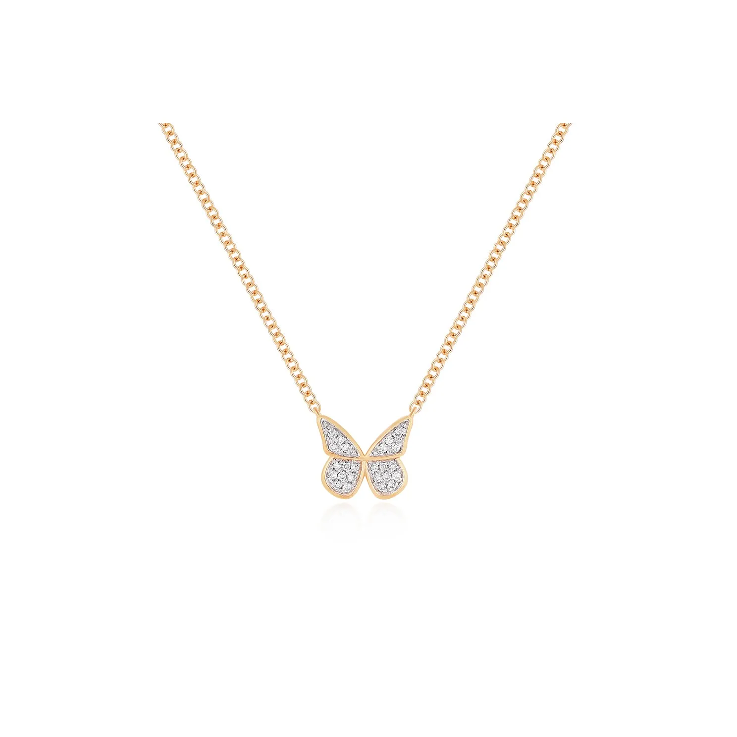 Diamond Flutter Necklace sold by EF Collection product image thumbnail 3