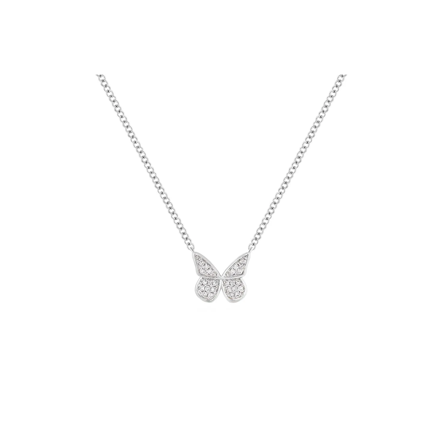 Diamond Flutter Necklace sold by EF Collection product image thumbnail 4