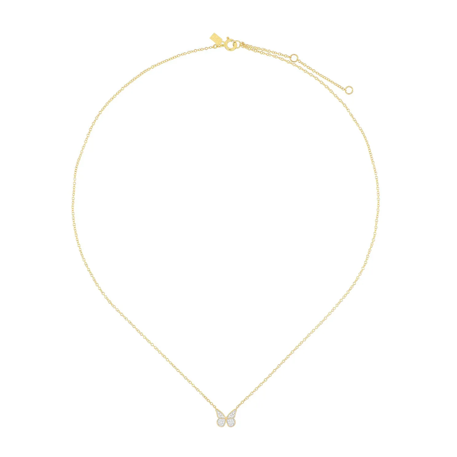 Diamond Flutter Necklace sold by EF Collection product image thumbnail 5