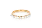 Multi Pearl Stack Ring sold by EF Collection