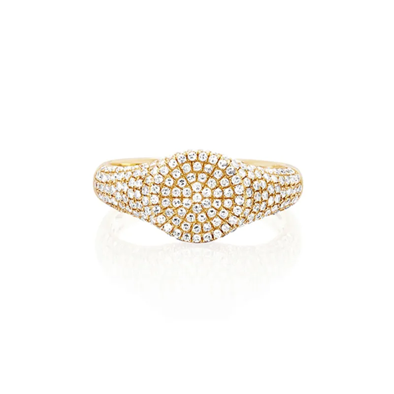 Diamond Signet Ring sold by EF Collection