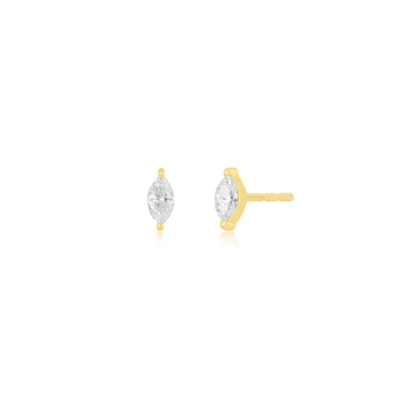 Diamond Marquise Stud Earring sold by EF Collection