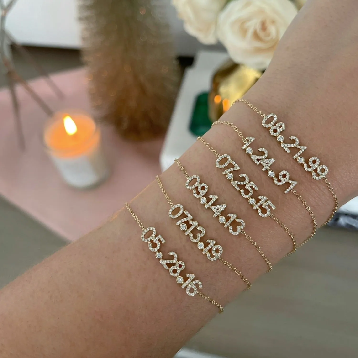 Diamond Date Bolo Bracelet sold by EF Collection product image thumbnail 2