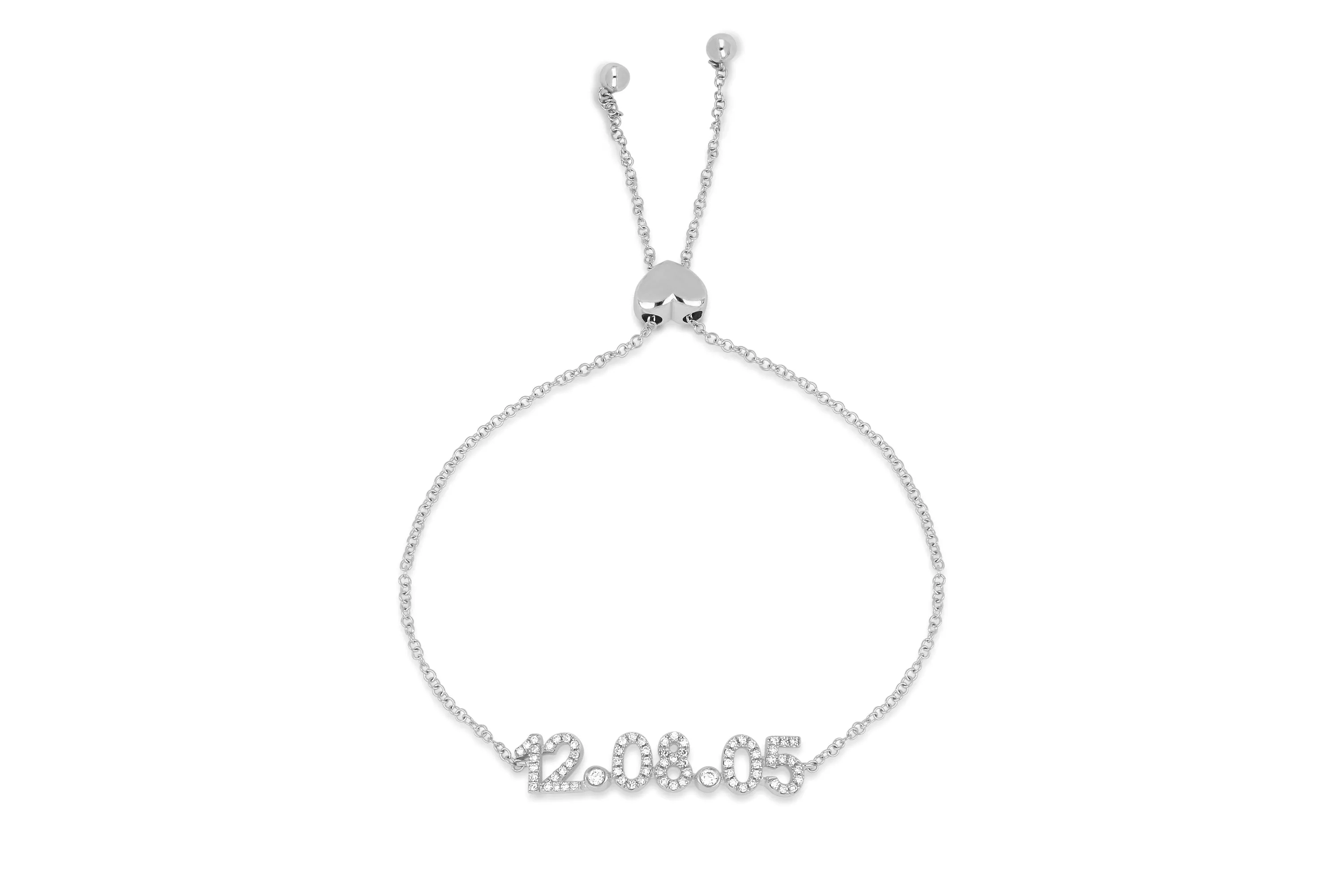 Diamond Date Bolo Bracelet sold by EF Collection product image thumbnail 4