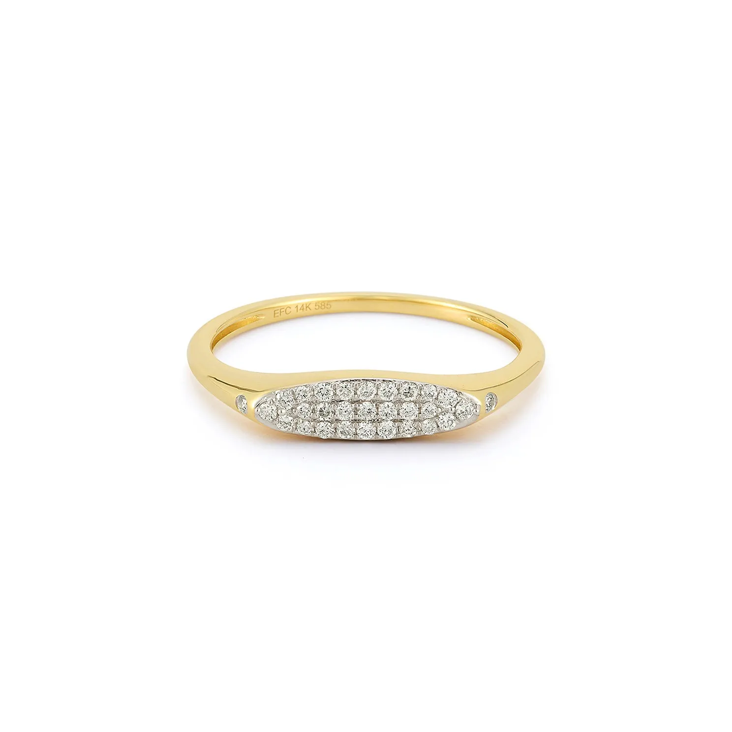 Pavé Diamond Treasure Ring sold by EF Collection