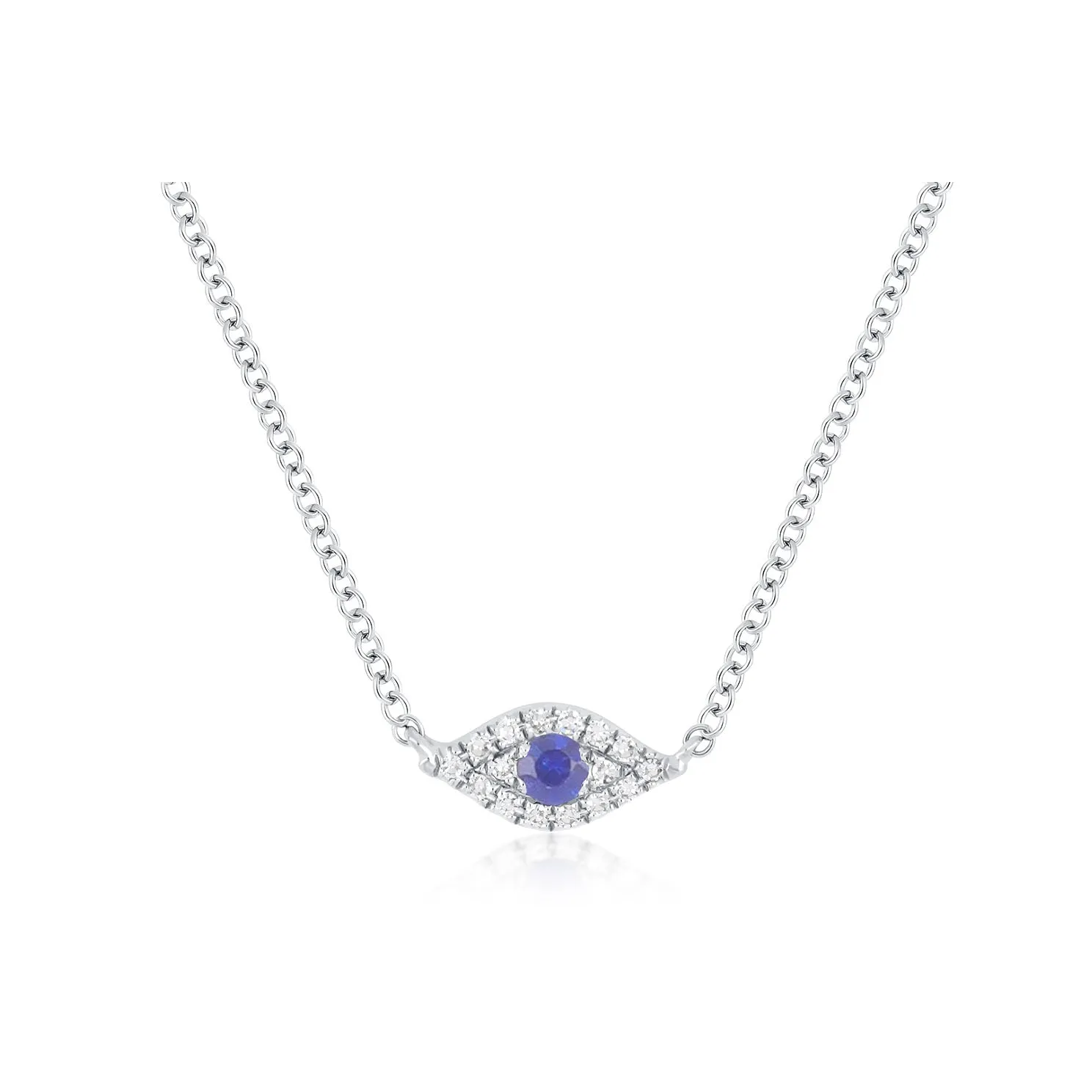 Diamond Evil Eye Choker Necklace sold by EF Collection product image thumbnail 5