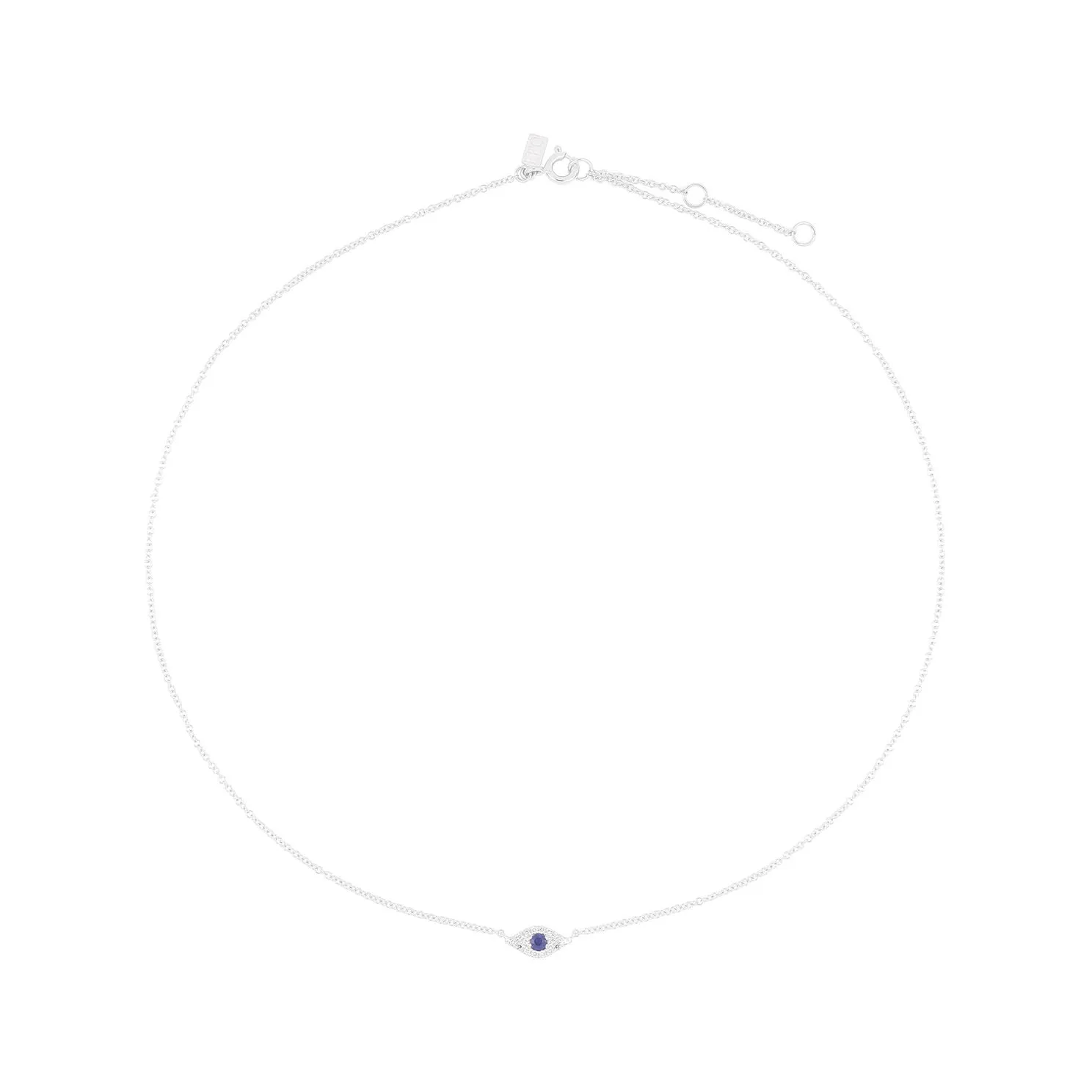 Diamond Evil Eye Choker Necklace sold by EF Collection product image thumbnail 3