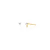 Diamond Mini Pear Stud Earring sold by EF Collection