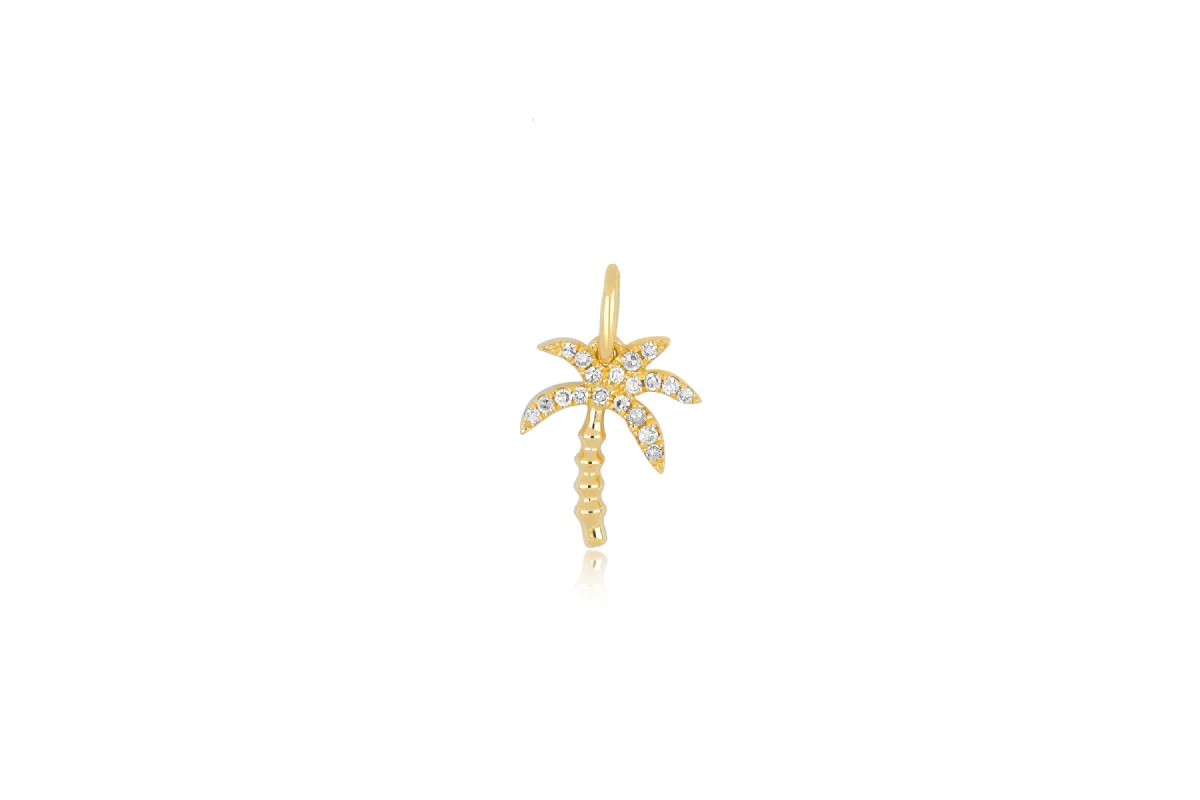 Diamond Palm Tree Charm sold by EF Collection