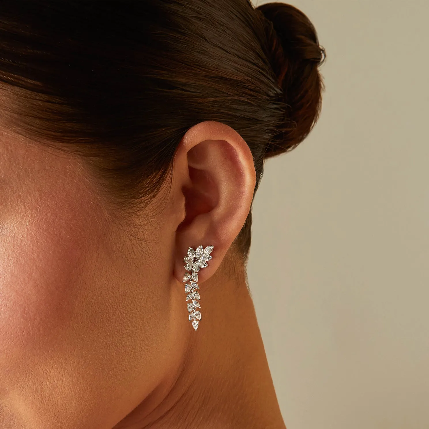 Diamond Pretty Lady Drop Earring sold by EF Collection product image thumbnail 2