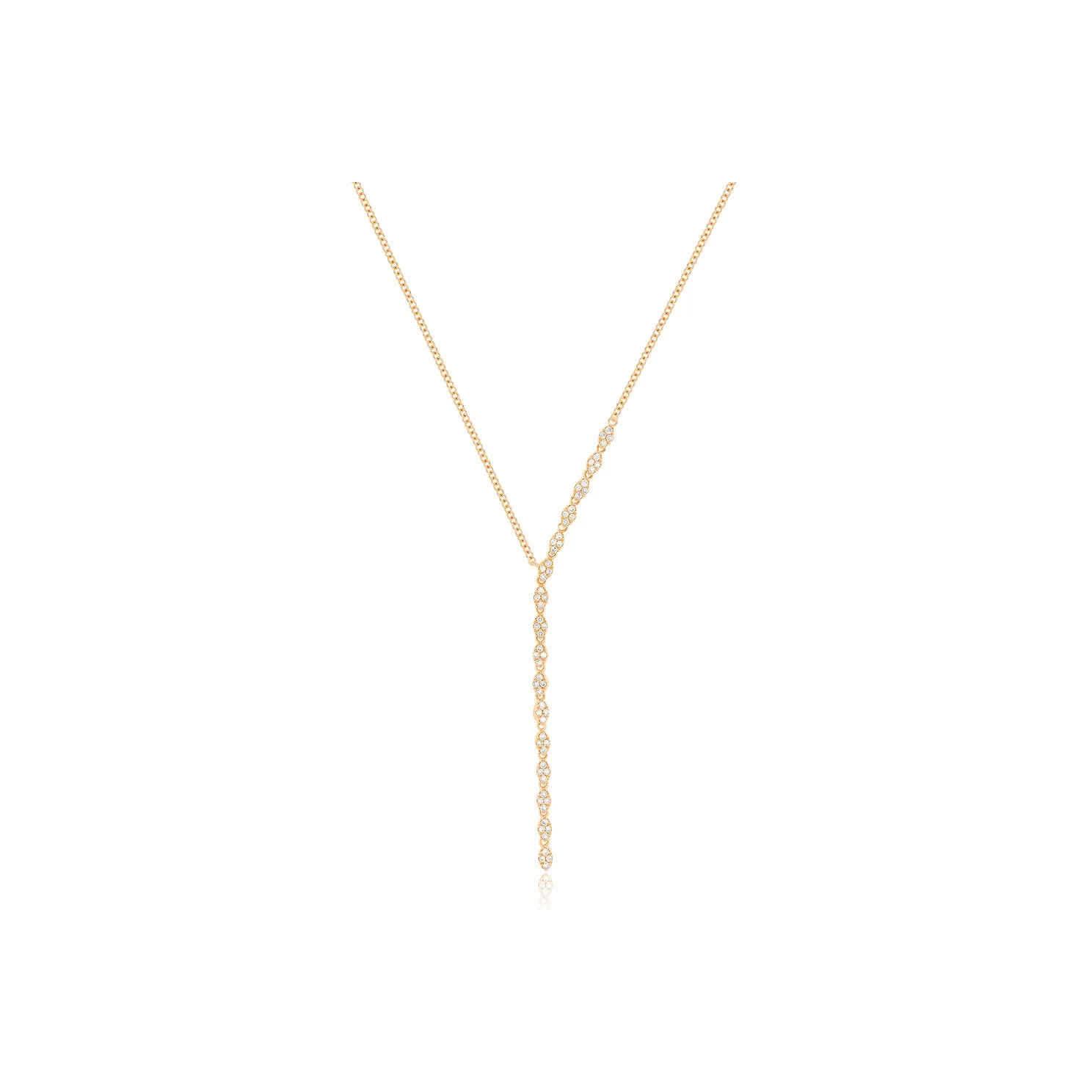 Pavé Diamond Marquise Waterfall Necklace sold by EF Collection product image thumbnail 5