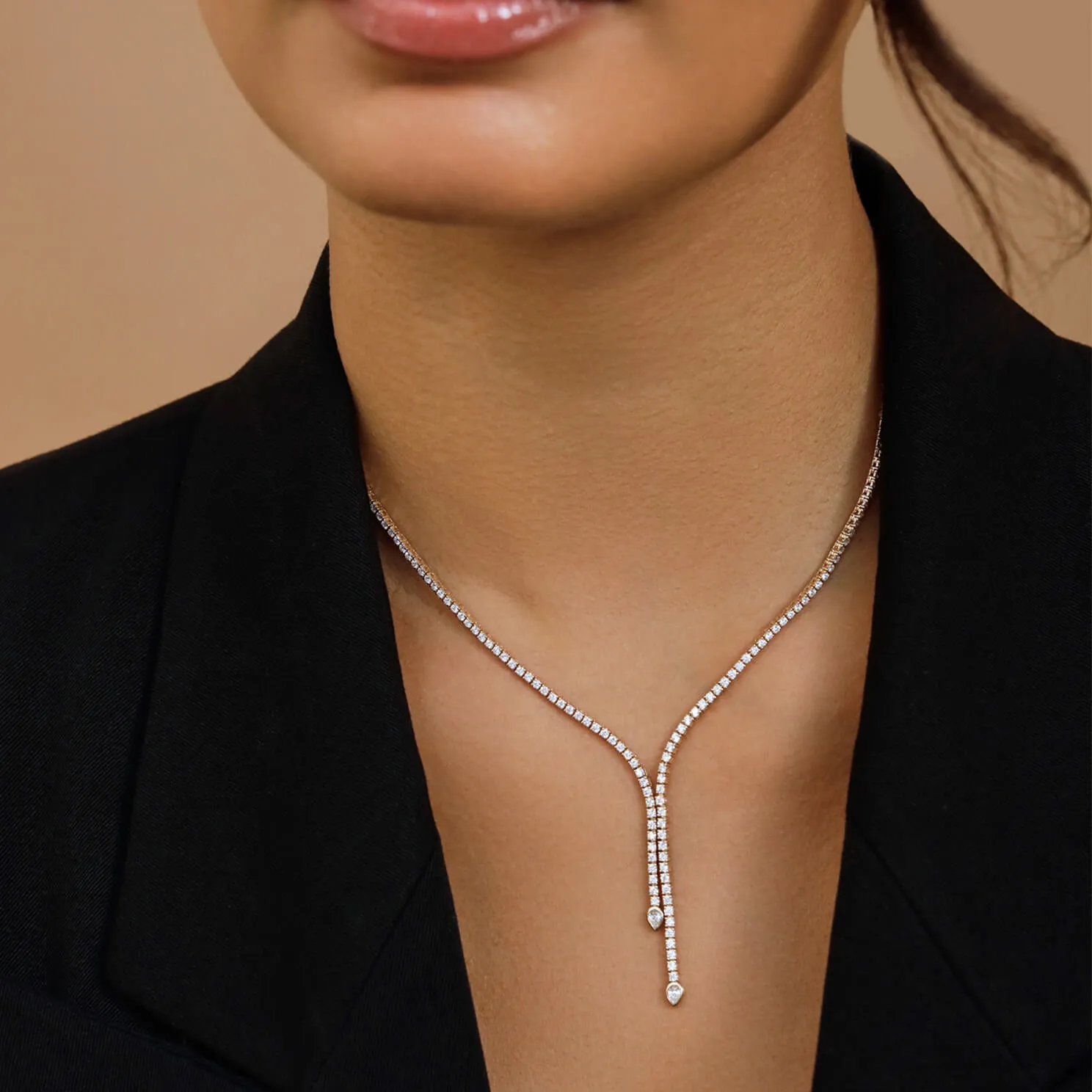 Diamond Lily Necklace sold by EF Collection product image thumbnail 2